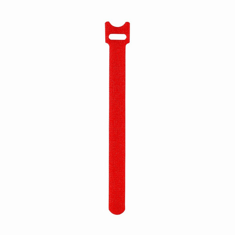 【メール便対応】朝日電器（ELPA）　makimaki マジックバンド 150mm・5本入　レッド　【品番：TUH-MT150（RE）】