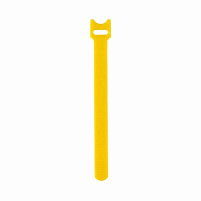 【メール便対応】朝日電器（ELPA）　makimaki マジックバンド 150mm・5本入　イエロー　【品番：TUH-MT150（YE）】