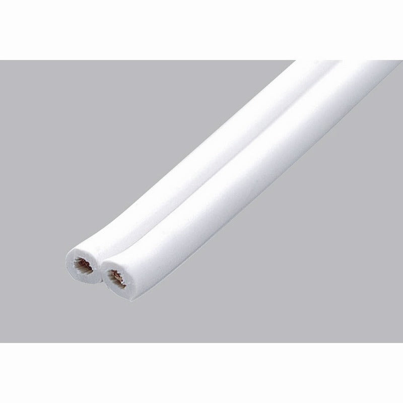 朝日電器（ELPA）　平形ビニールコード 20m　ホワイト　【品番：VFF-20LH（W）】