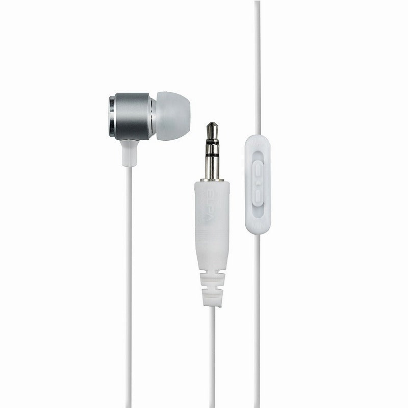 【メール便対応】朝日電器（ELPA）　地デジTV用片耳イヤホン 高音質タイプ ボリューム付 3m　ホワイト　【品番：RE-CLK03（W）】