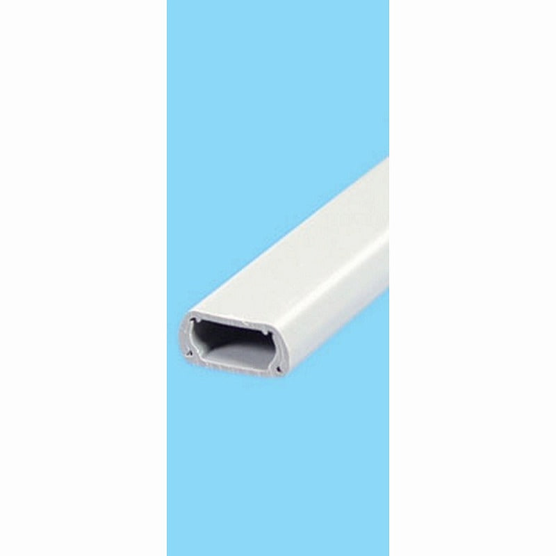 朝日電器（ELPA）　壁用テープ付ABSモール 2号 1m　グレー　【品番：2ゴウ　グレー】