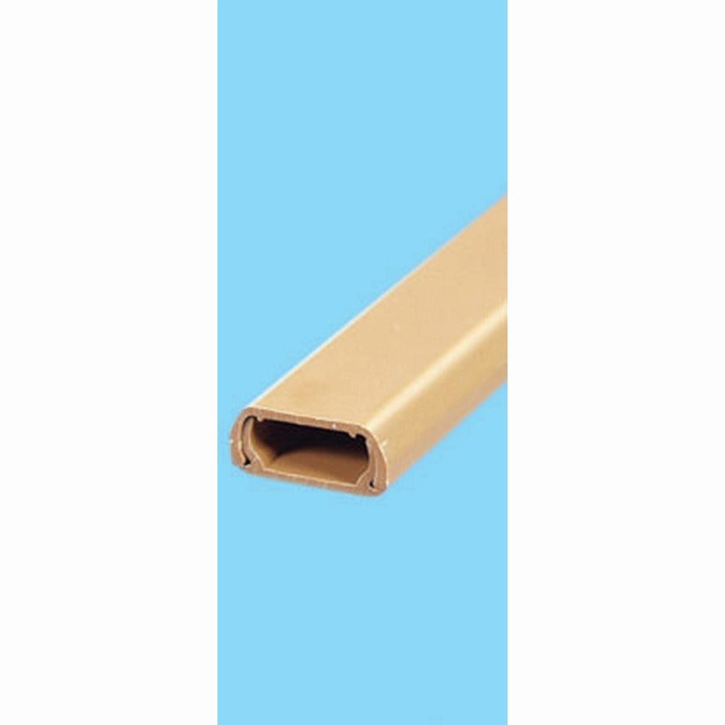 朝日電器（ELPA）　壁用テープ付ABSモール 2号 1m　ブラウン　【品番：2ゴウ ブラウン】