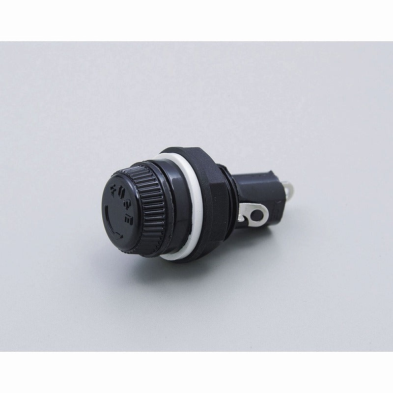 【メール便対応】朝日電器（ELPA）　ヒューズホルダー パネル取付タイプ 20mm用　【品番：FH-P20H】
