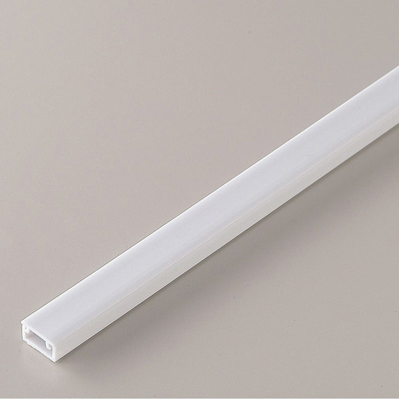朝日電器（ELPA）　壁用テープ付ABSモール（ヘッダー仕様） ミニ 1m　ホワイト　【品番：MH-T01H（W）】