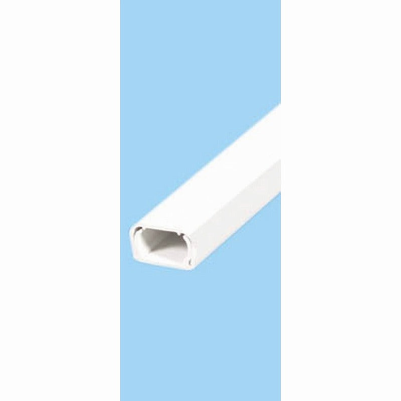朝日電器（ELPA）　壁用テープ付ABSモール（ヘッダー仕様） 1号 1m　ホワイト　【品番：MH-T11H（W）】