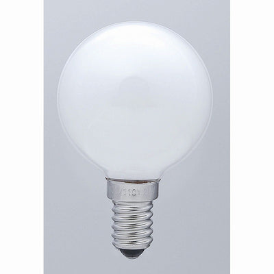 朝日電器（ELPA）　ミニボール球 25W E14　ホワイト　【品番：G-801H（W）】