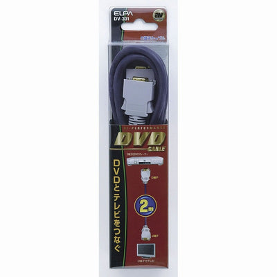 朝日電器（ELPA）　D端子ケーブル 2m　【品番：DV-301】