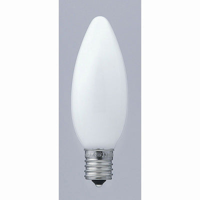 朝日電器（ELPA）　シャンデリア球 10W E17　ホワイト　【品番：G-601H（W）】