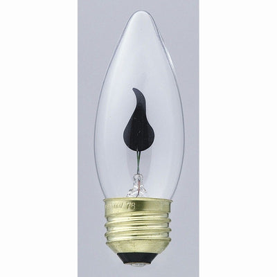 朝日電器（ELPA）　フリッカーランプ 2～3W E26　クリア　【品番：G-7005H（C）】
