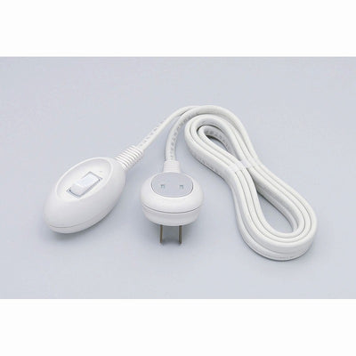 朝日電器（ELPA）　手元スイッチ 1m　ホワイト　【品番：WTS-100B（W）】●