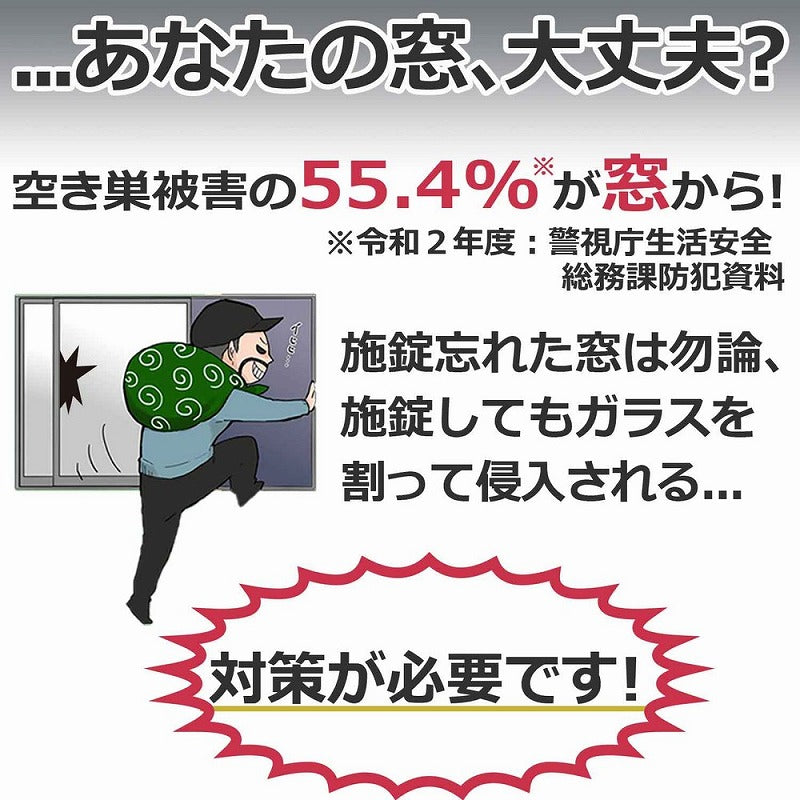 朝日電器（ELPA）　薄型ウインドウアラーム 衝撃&開放検知　パールホワイト　【品番：ASA-W13（PW）】