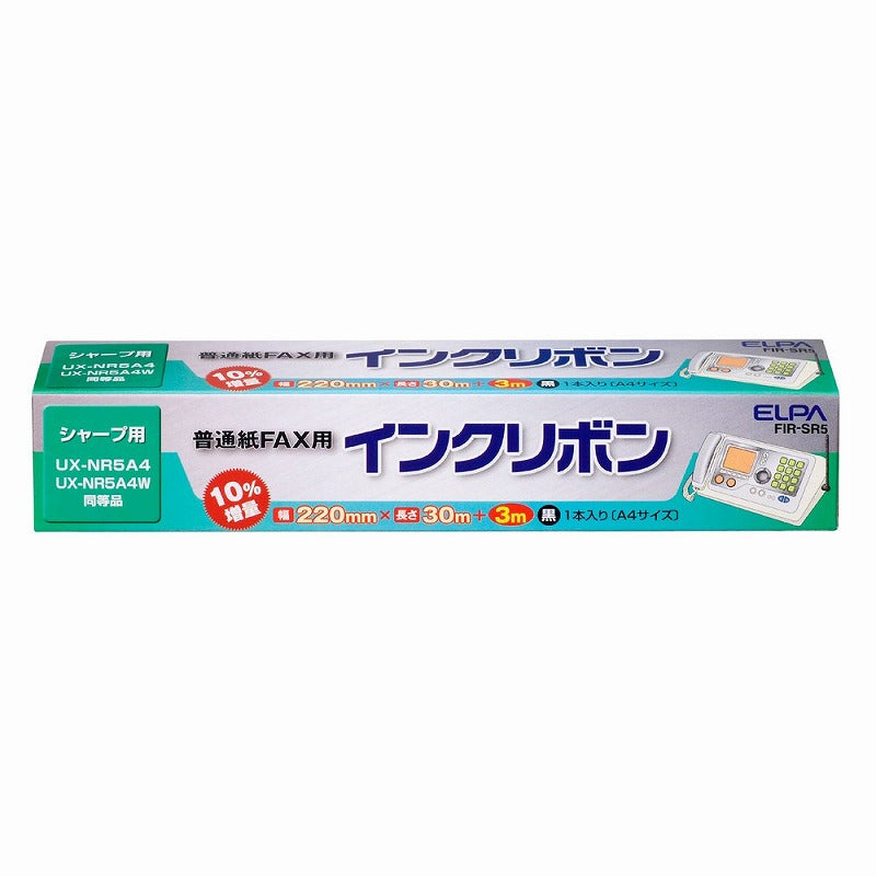 朝日電器（ELPA）　FAXインクリボン（1本入）　【品番：FIR-SR5】