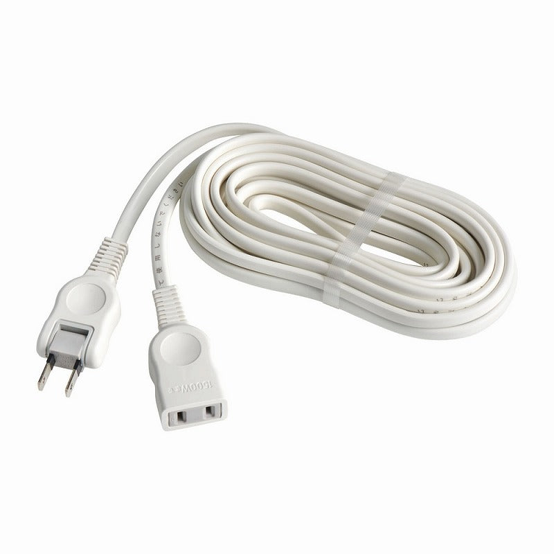 朝日電器（ELPA）　延長コード 5m　ホワイト　【品番：W-1515NB（W）】