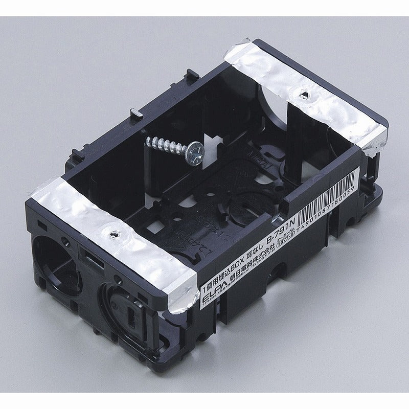 朝日電器（ELPA）　埋込ボックス耳なし　【品番：B-791N】