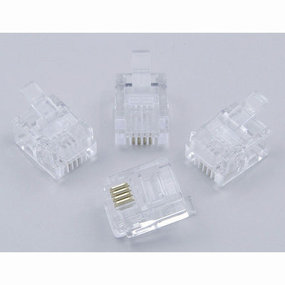 【メール便対応】朝日電器（ELPA）　モジュラープラグ　【品番：TEA-012】