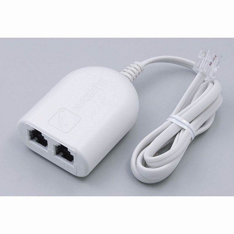 朝日電器（ELPA）　分配アダプタ（6極2芯用）　【品番：TEA-035】◯