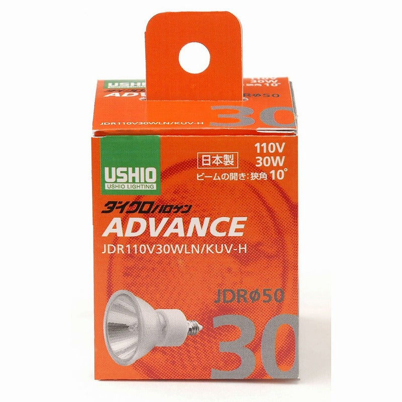 朝日電器（ELPA）　ダイクロハロゲン アドバンス JDRφ50 30W E11 狭角10°　【品番：G-261H】