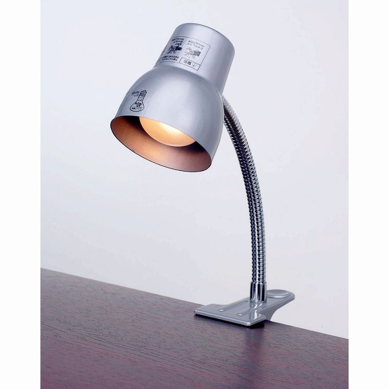 朝日電器（ELPA）　クリップライト　シルバー　【品番：SPOT-LCR40（SL）】
