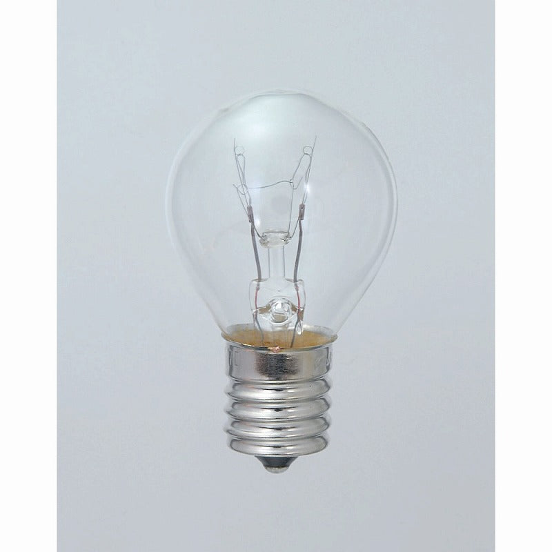 朝日電器（ELPA）　S型ミニ球 長寿命タイプ 10W E17　クリア　【品番：G-L8026H（C）】