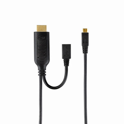 【メール便対応】朝日電器（ELPA）　HDMI変換MHLケーブル 2m　【品番：USB-MHL200P】