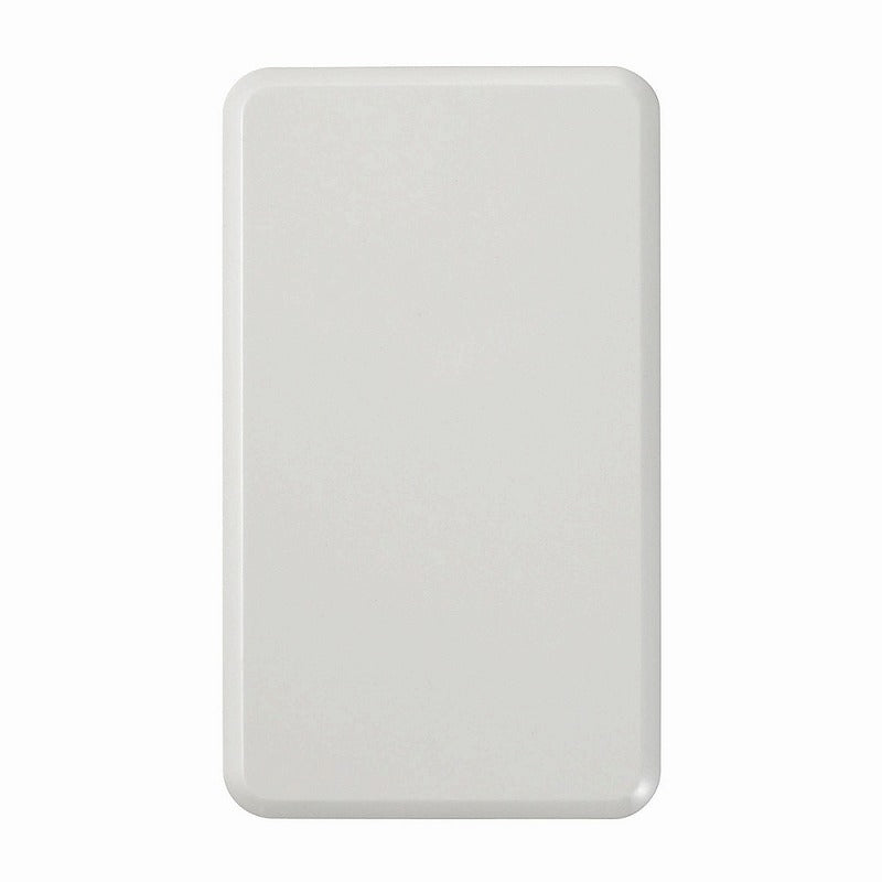 【メール便対応】朝日電器（ELPA）　エレガントプレート 大角形 ブランク用　ホワイト　【品番：PL-E00HN（W）】