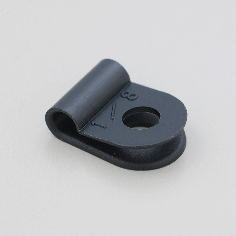 【メール便対応】朝日電器（ELPA）　ナイロンクランプ（ビス止めタイプ） 最大結束径φ5.6mm　ブラック　【品番：PH-874NH（BK）】