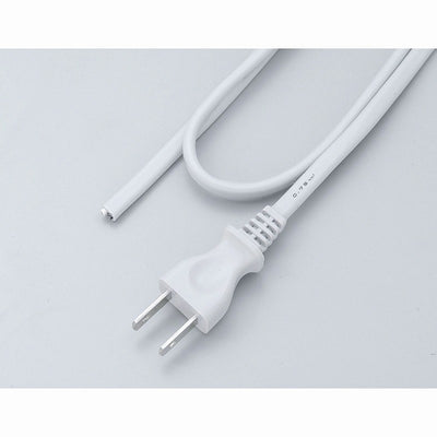 【メール便対応】朝日電器（ELPA）　片プラグ付小判形コード 3m　【品番：PCK-3H】
