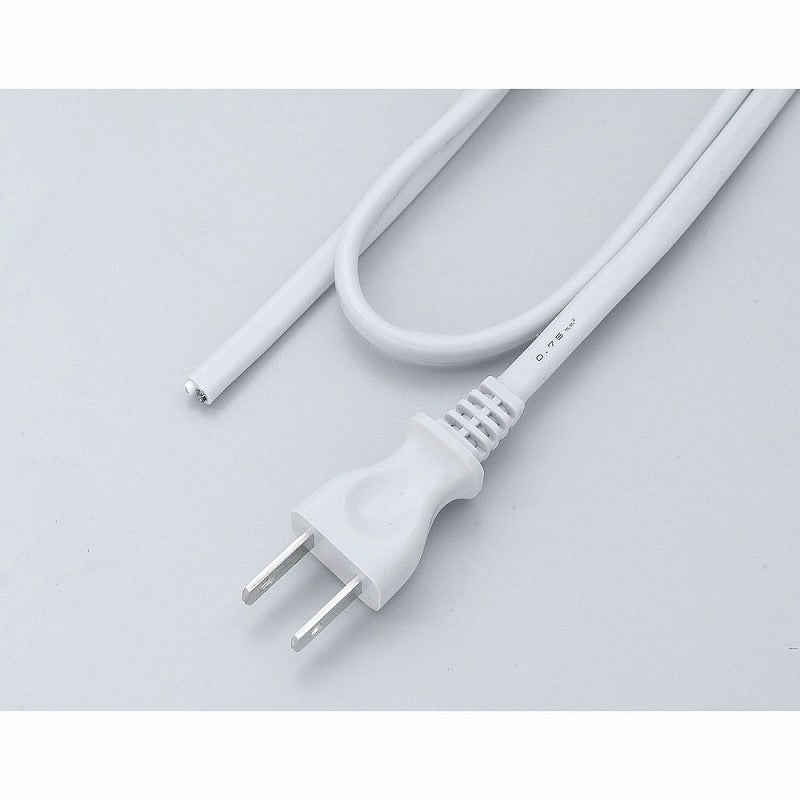 【メール便対応】朝日電器（ELPA）　片プラグ付小判形コード 3m　【品番：PCK-3H】