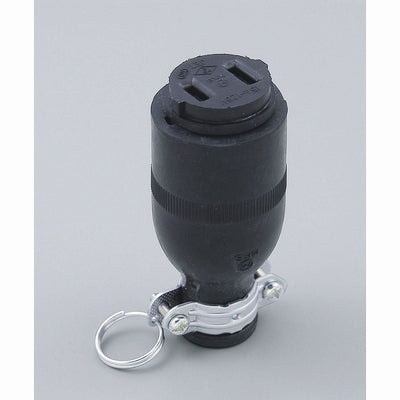 朝日電器（ELPA）　ゴムボディ 15A 125V　【品番：A-17H】