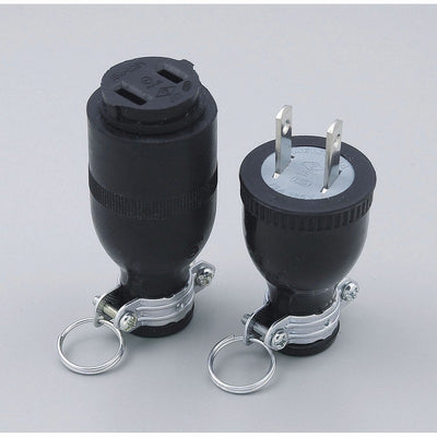 朝日電器（ELPA）　ゴムコネクター 15A 125V　【品番：A-18H】