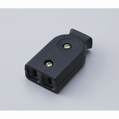 【メール便対応】朝日電器（ELPA）　平形ボディ　ブラック　【品番：A-26H（BK）】