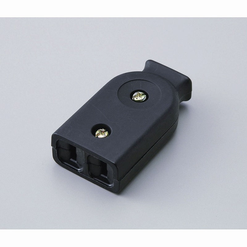 【メール便対応】朝日電器（ELPA）　平形ボディ　ブラック　【品番：A-26H（BK）】