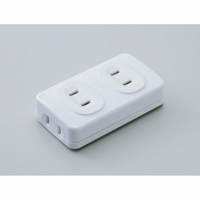 【メール便対応】朝日電器（ELPA）　テーブルタップ 3個口　ホワイト　【品番：A-41H（W）】