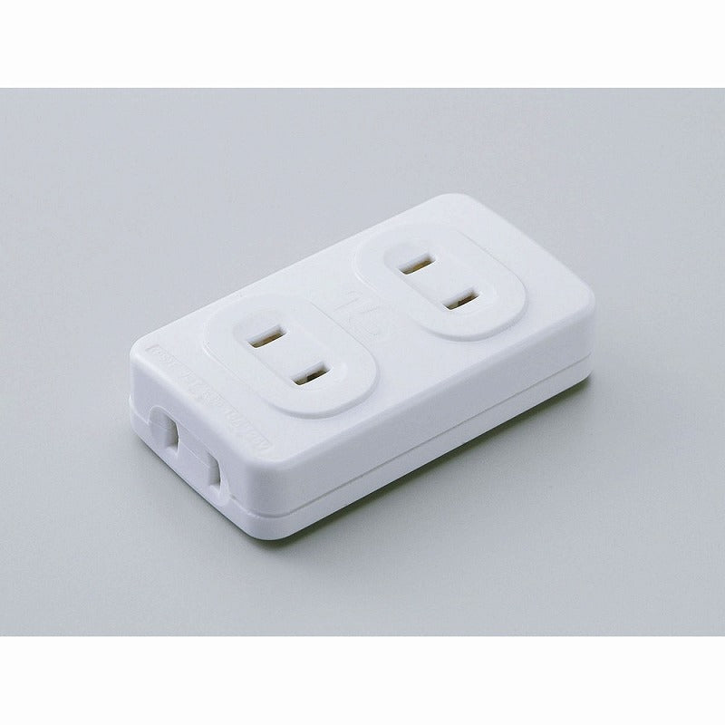 【メール便対応】朝日電器（ELPA）　テーブルタップ 3個口　ホワイト　【品番：A-41H（W）】
