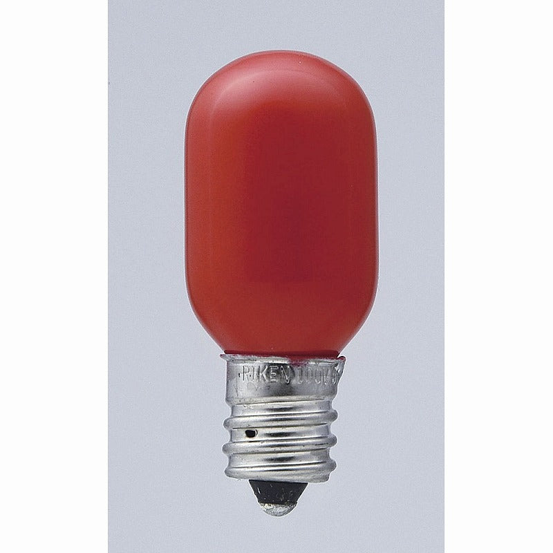 朝日電器（ELPA）　カラーナツメ球 5W E12 2個入　レッド　【品番：G-10H（R）】