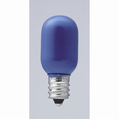 朝日電器（ELPA）　カラーナツメ球 5W E12 2個入　ブルー　【品番：G-10H（BL）】