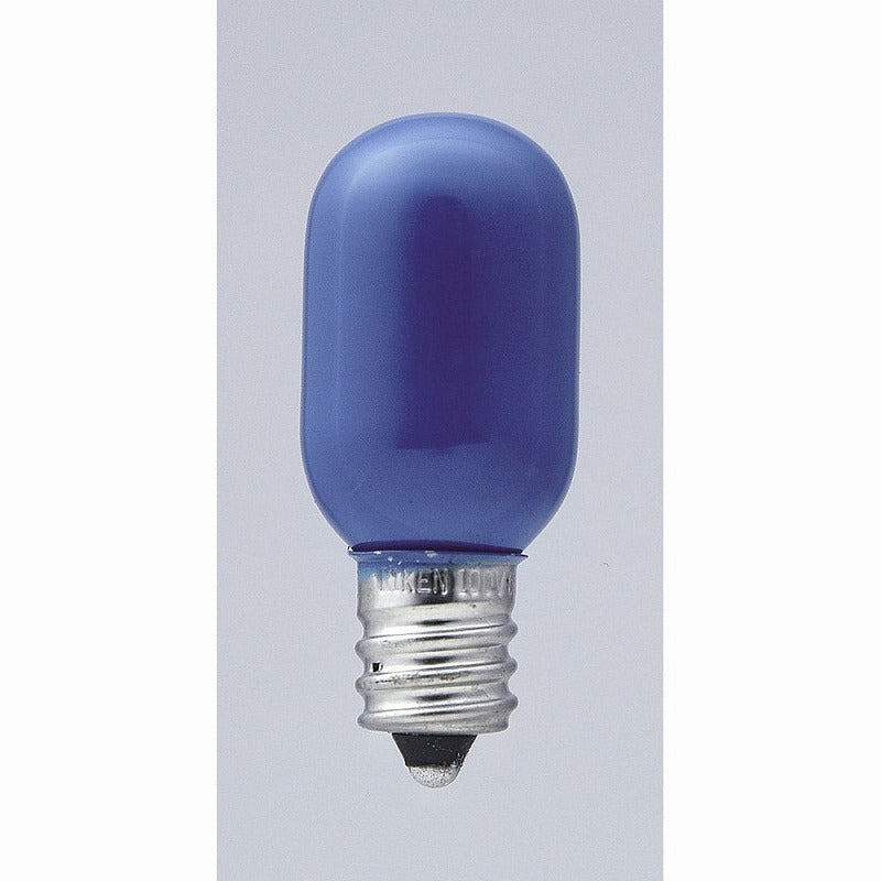朝日電器（ELPA）　カラーナツメ球 5W E12 2個入　ブルー　【品番：G-10H（BL）】
