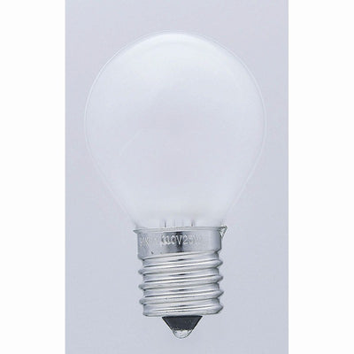 朝日電器（ELPA）　S型ミニ球 25W E17　フロスト　【品番：G-20H（F）】