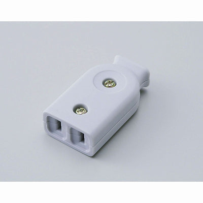 【メール便対応】朝日電器（ELPA）　平型ボディ　グレー　【品番：A-23H（GY）】