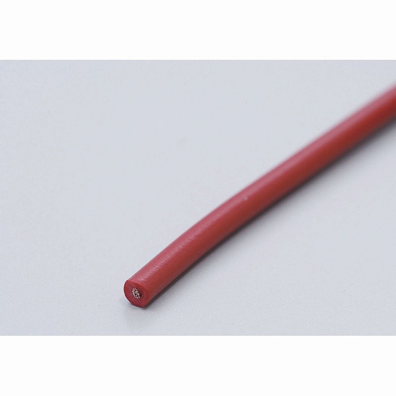 【メール便対応】朝日電器（ELPA）　ビニルコード　レッド　【品番：KV-3010H（R）】