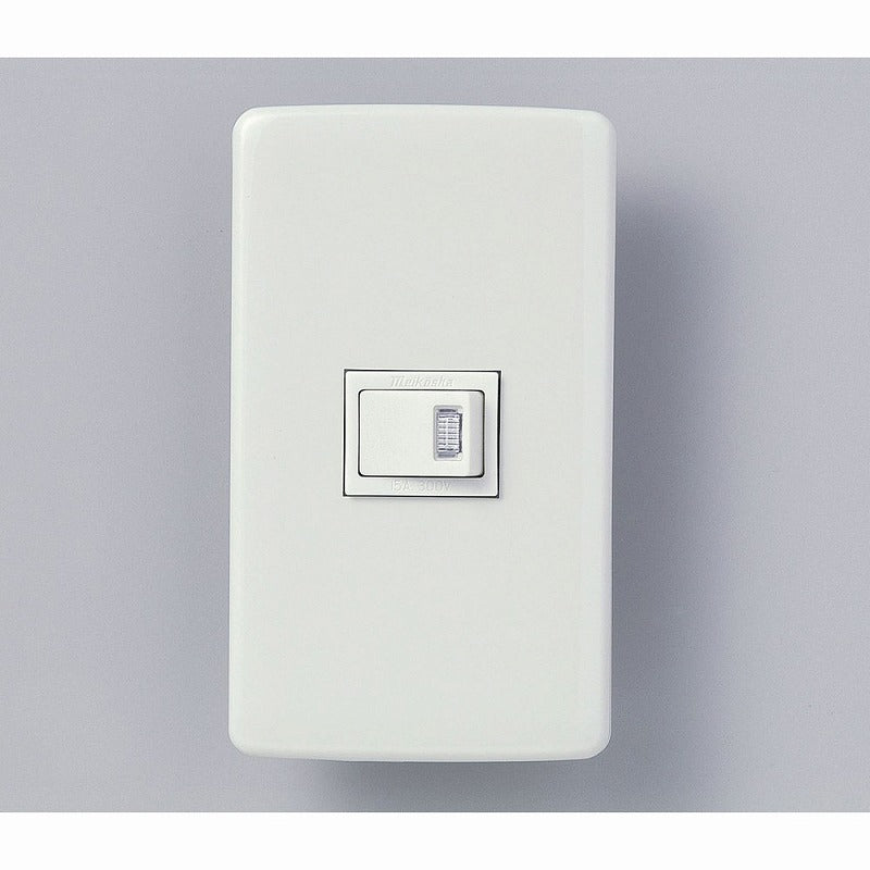【メール便対応】朝日電器（ELPA）　エレガントセット OFFライト 15A 100V 片切スイッチ×1　【品番：B-1953H】