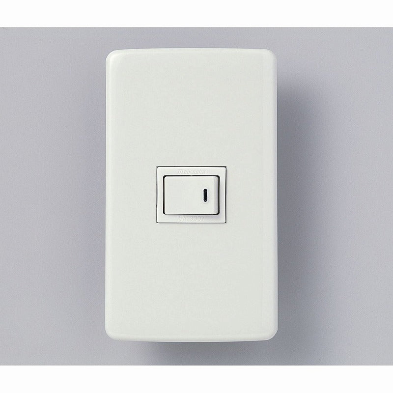 【メール便対応】朝日電器（ELPA）　エレガントセット 15A 300V 片切スイッチ×1　【品番：B-1954H】