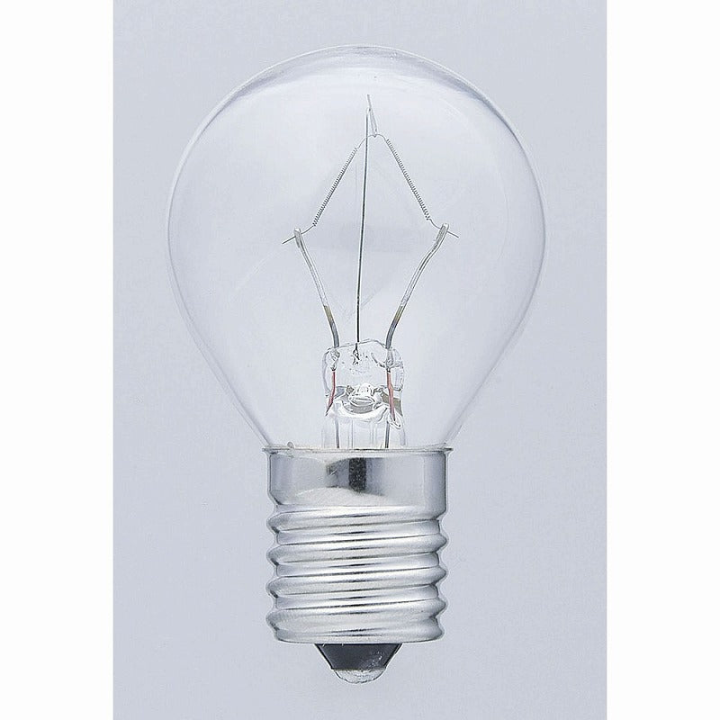 朝日電器（ELPA）　ミニクリプトン球 25W E17　クリア　【品番：G-102H（C）】