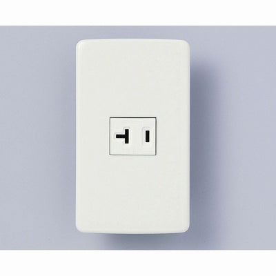 【メール便対応】朝日電器（ELPA）　共用コンセントセット 15A/20A兼用 125V 1口用　【品番：B-2097H】
