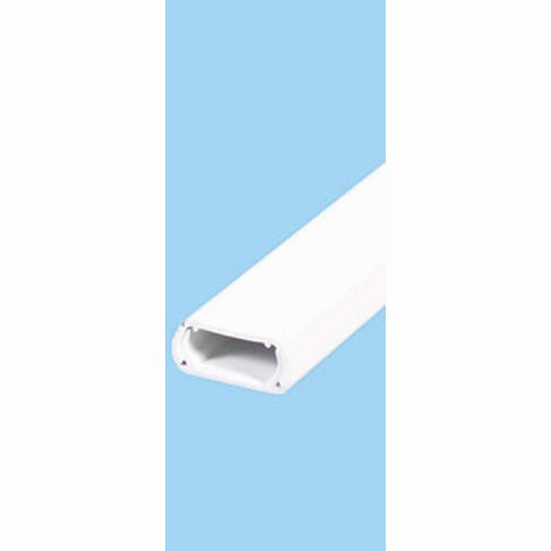 朝日電器（ELPA）　壁用ABSモール 2号 1m　ホワイト　【品番：2ゴウ ホワイト】