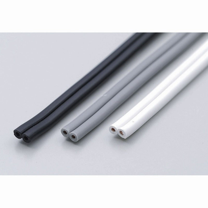 朝日電器（ELPA）　平形ビニールコード 10m　ホワイト　【品番：VFF-210H（W）】