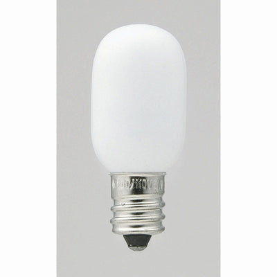 朝日電器（ELPA）　ナツメ球 5W E12 2個入　ホワイト　【品番：G-1010H】