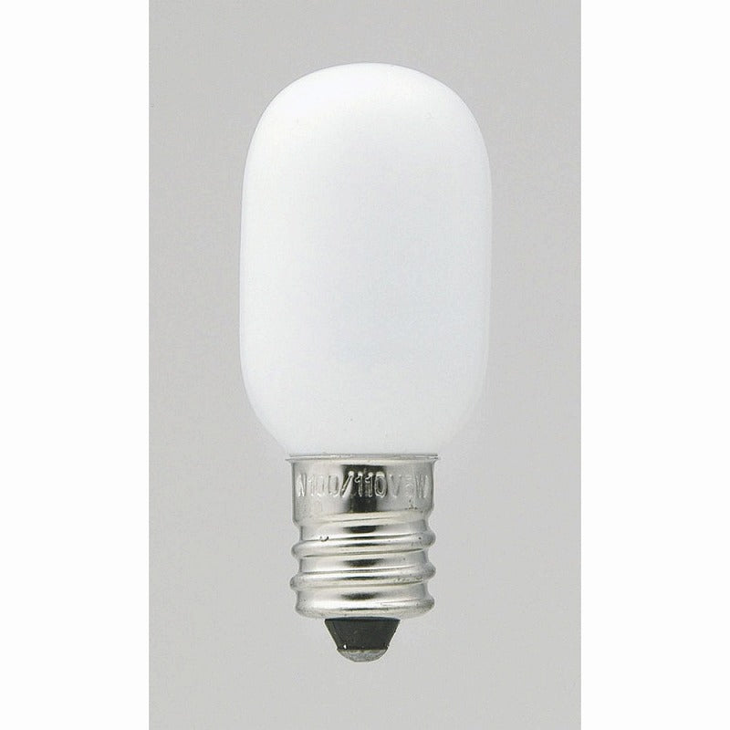 朝日電器（ELPA）　ナツメ球 5W E12 2個入　ホワイト　【品番：G-1010H】