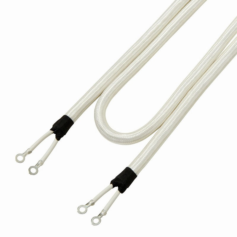 【メール便対応】朝日電器（ELPA）　吊下照明器具用丸打コード 2m　ホワイト　【品番：RF-2H（W）】