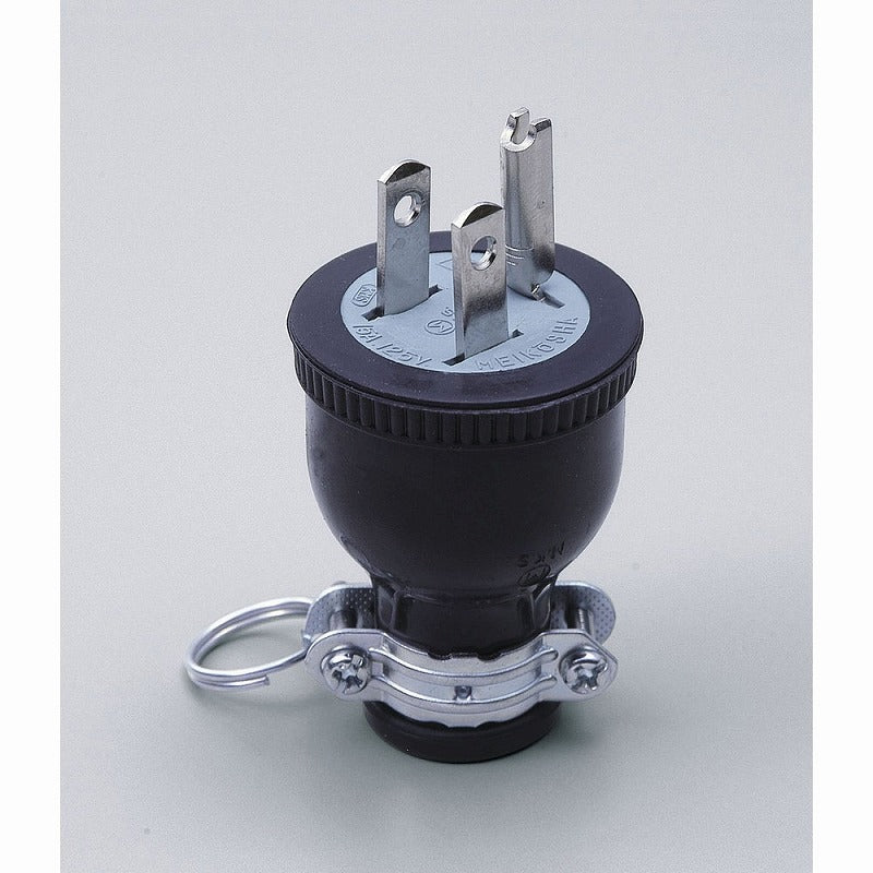 朝日電器（ELPA）　ゴムプラグ 15A 125V　【品番：A-161H】